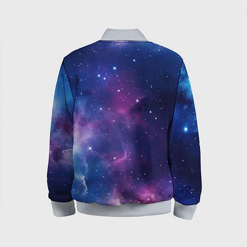 Детский бомбер Цвета космоса / 3D-Серый – фото 2