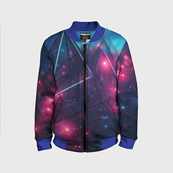 Бомбер детский Конструкция с ярким свечением, цвет: 3D-синий