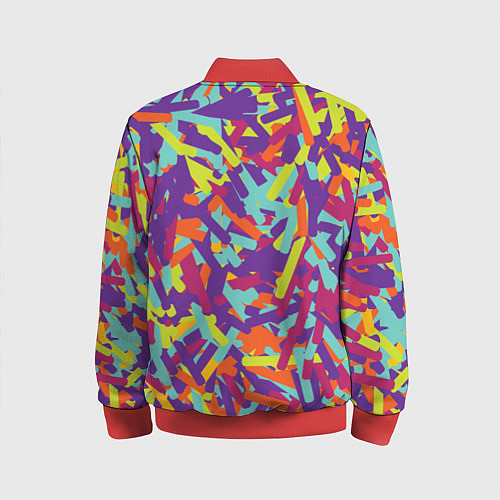 Детский бомбер Конфитти / 3D-Красный – фото 2