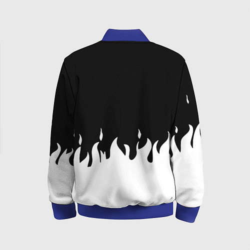 Детский бомбер Juventus fire / 3D-Синий – фото 2