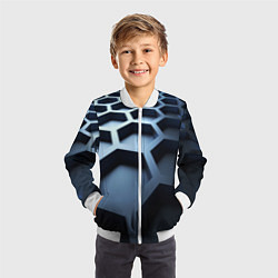 Бомбер детский Броня нанотехнологичная, цвет: 3D-белый — фото 2