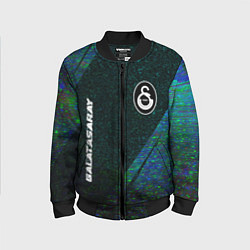 Детский бомбер Galatasaray glitch blue