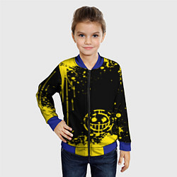 Бомбер детский Трафальгар Д Ватер Ло прозвище пират, цвет: 3D-синий — фото 2