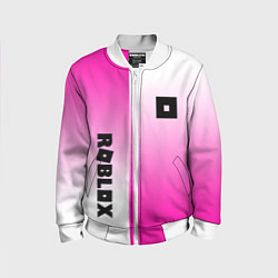 Бомбер детский Roblox geometry gradient, цвет: 3D-белый