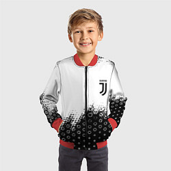 Бомбер детский Juventus sport steel, цвет: 3D-красный — фото 2