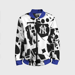 Бомбер детский New York yankees - abstraction, цвет: 3D-синий