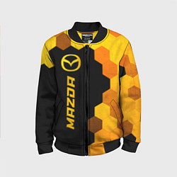 Детский бомбер Mazda - gold gradient по-вертикали