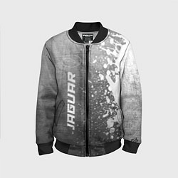 Бомбер детский Jaguar - grey gradient по-вертикали, цвет: 3D-черный