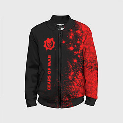 Детский бомбер Gears of War - red gradient по-вертикали