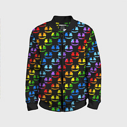 Бомбер детский Marshmello dj colors, цвет: 3D-черный