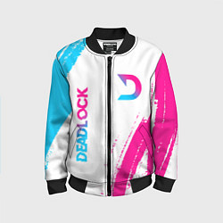 Детский бомбер Deadlock neon gradient style вертикально