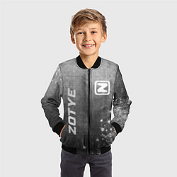 Бомбер детский Zotye - grey gradient вертикально, цвет: 3D-черный — фото 2