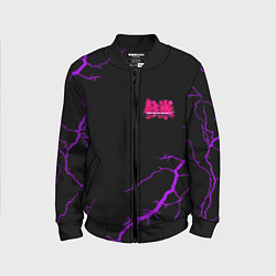 Бомбер детский Tekken storm neon, цвет: 3D-черный
