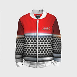 Бомбер детский AUDI metal collection game, цвет: 3D-белый