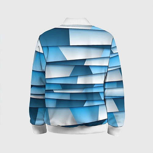 Детский бомбер Geometry line / 3D-Белый – фото 2