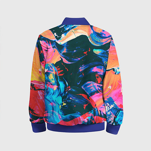 Детский бомбер Colors / 3D-Синий – фото 2