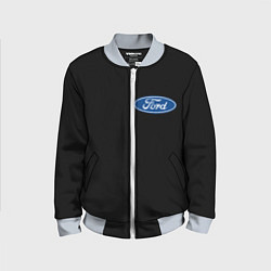 Бомбер детский FORD logo auto, цвет: 3D-серый