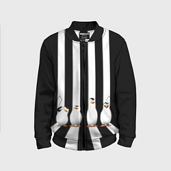 Детский бомбер Четыре пингвина