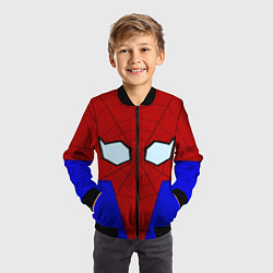 Бомбер детский Spider-Man - eyes, цвет: 3D-черный — фото 2