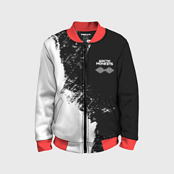 Бомбер детский Arctic Monkeys - лого, цвет: 3D-красный