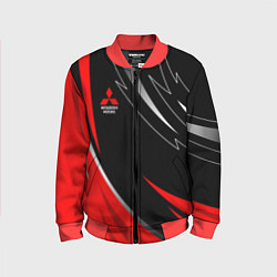 Бомбер детский Mitsubishi - red and black, цвет: 3D-красный