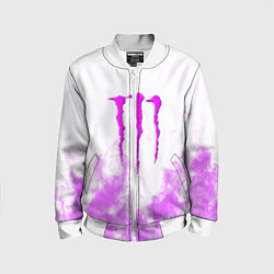 Детский бомбер Monster energy neon flame