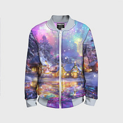 Детский бомбер Настроение рождества