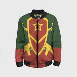 Детский бомбер Мотострелковые войска: герб со щитом