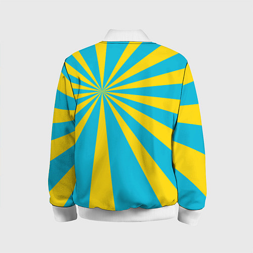 Детский бомбер Военно-воздушные силы / 3D-Белый – фото 2