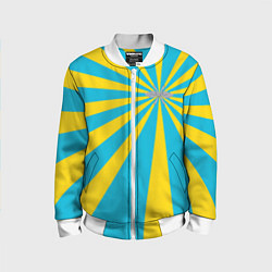 Бомбер детский Военно-воздушные силы, цвет: 3D-белый