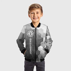 Бомбер детский Dongfeng - grey gradient по-вертикали, цвет: 3D-черный — фото 2