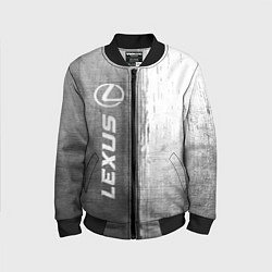 Бомбер детский Lexus - grey gradient по-вертикали, цвет: 3D-черный