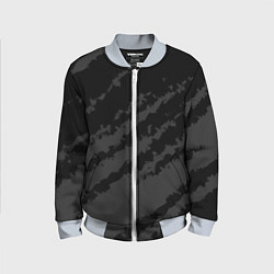 Бомбер детский The color is black and gray, цвет: 3D-серый