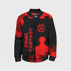 Детский бомбер Final Fantasy - red gradient вертикально