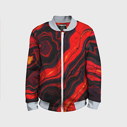 Бомбер детский Срез магматической породы, цвет: 3D-серый