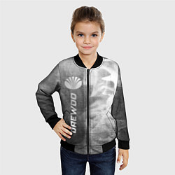 Бомбер детский Daewoo - grey gradient по-вертикали, цвет: 3D-черный — фото 2