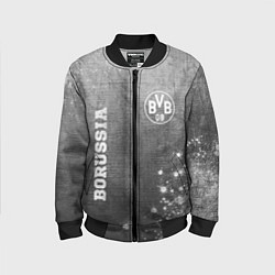 Бомбер детский Borussia - grey gradient вертикально, цвет: 3D-черный
