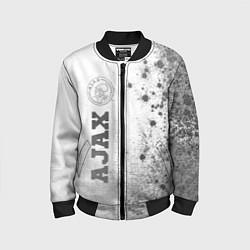 Детский бомбер Ajax - white gradient по-вертикали