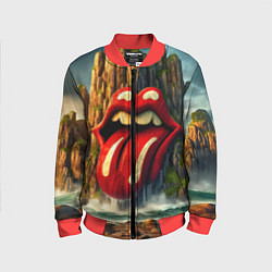 Детский бомбер Rolling Stones - sea rocks