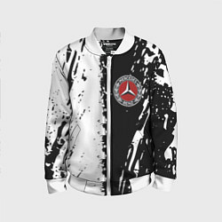 Детский бомбер Mercedes краски текстура