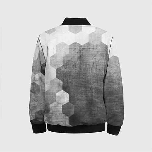 Детский бомбер Genesis - grey gradient по-вертикали / 3D-Черный – фото 2