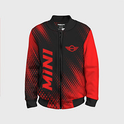 Детский бомбер Mini - red gradient вертикально