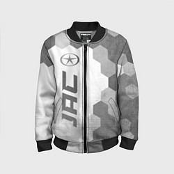 Детский бомбер JAC - white gradient по-вертикали