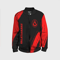 Детский бомбер Galatasaray - red gradient вертикально