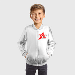 Бомбер детский Праздник-9 мая, цвет: 3D-белый — фото 2