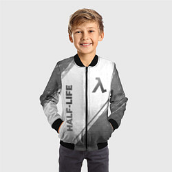 Бомбер детский Half-Life - white gradient вертикально, цвет: 3D-черный — фото 2
