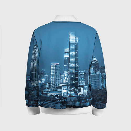 Детский бомбер City / 3D-Белый – фото 2