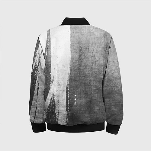 Детский бомбер Inter - grey gradient по-вертикали / 3D-Черный – фото 2