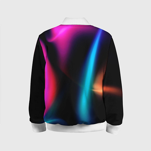 Детский бомбер Multicoloured / 3D-Белый – фото 2