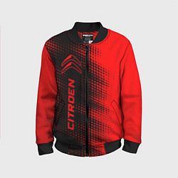 Детский бомбер Citroen - red gradient по-вертикали